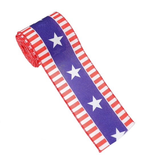 Patriotic Decorative Ribbon Set for 250 Anniversary USA, Independence Day Gift Wrapping and Party Decor