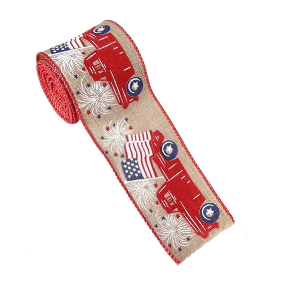 Patriotic Decorative Ribbon Set for 250 Anniversary USA, Independence Day Gift Wrapping and Party Decor