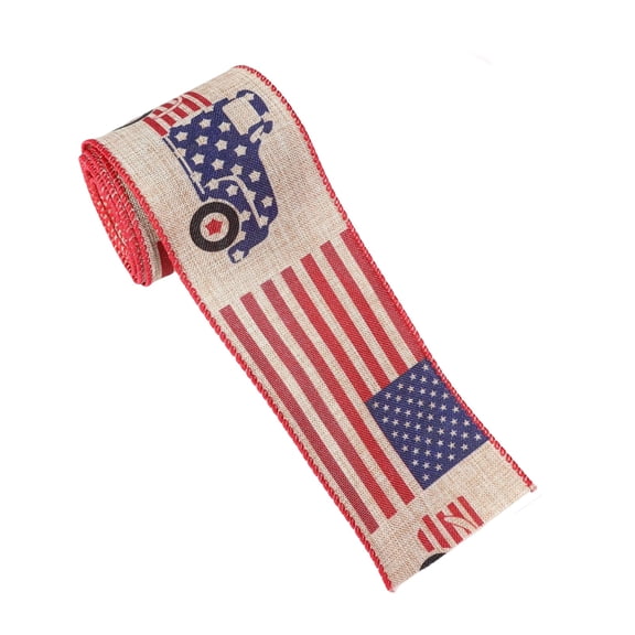 Patriotic Decorative Ribbon Set for 250 Anniversary USA, Independence Day Gift Wrapping and Party Decor