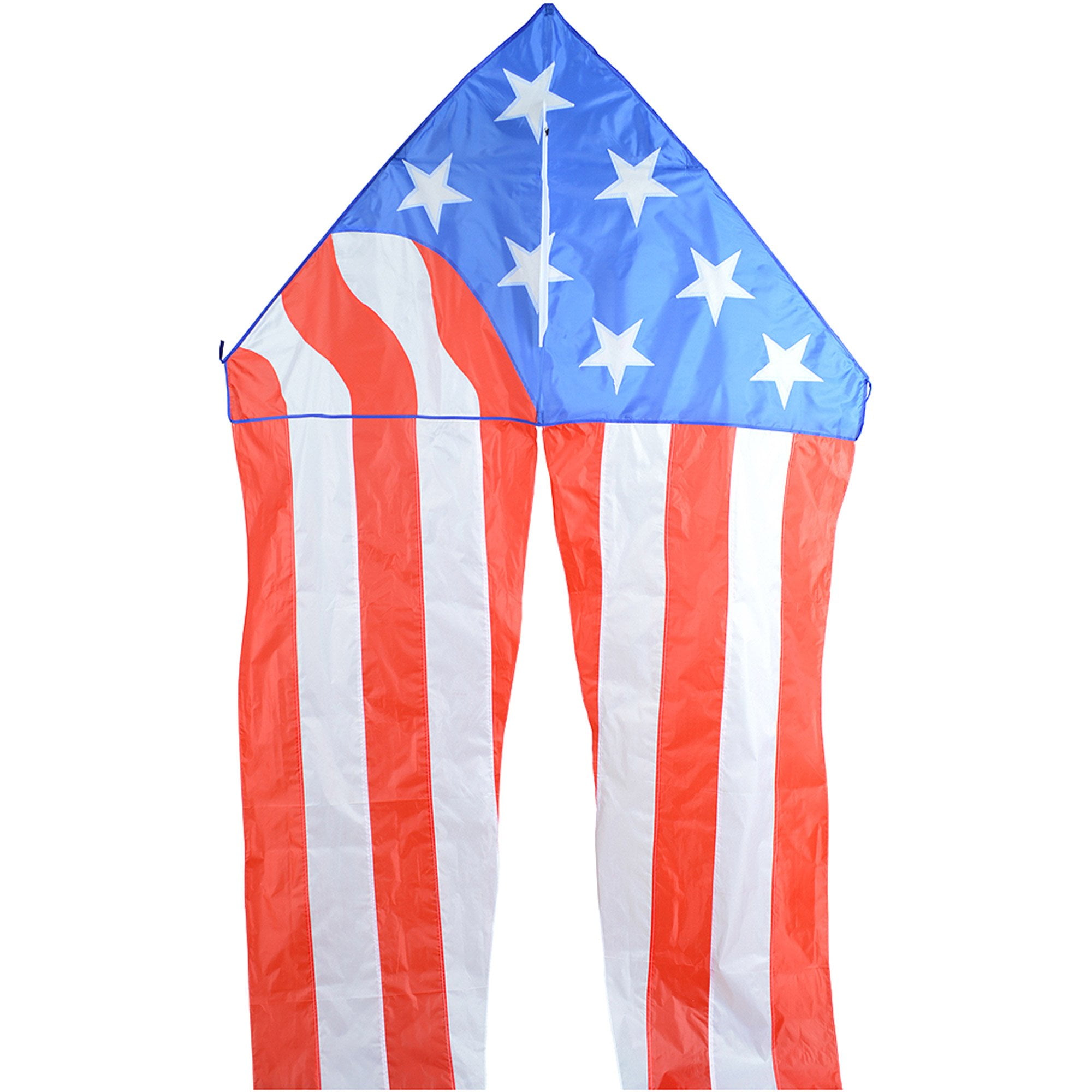 Patriotic Delta Kite With Tails