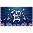thumbnail image 1 of Patriotic Design Happy 4th of July Banner Decorative Pattern Stars and Stripes Celebration Flag for Independence Day Party Outdoor Event Home Decor, 1 of 7