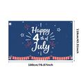 thumbnail image 1 of Patriotic Design Happy 4th of July Banner Decorative Pattern Stars and Stripes Celebration Flag for Independence Day Party Outdoor Event Home Decor, 1 of 8
