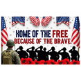 thumbnail image 1 of Patriotic Design Veteran Appreciation Military Honor Banner for Memorial Day Veterans Day Independence Day, 1 of 8