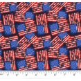 thumbnail image 1 of Patriotic Distressed Flag Cotton Fabric, 1 of 1