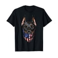 thumbnail image 1 of Patriotic Doberman in USA America Bandana, Dog T-Shirt, 1 of 5