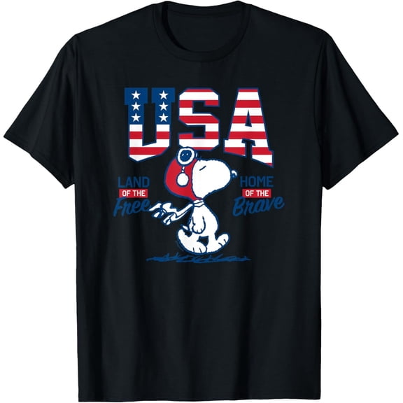 Patriotic Dog Graphic Tee – Freedom & Brave Design, Soft Cotton Casual Shirt