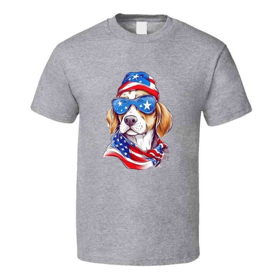 Patriotic Dog Tee Usa Pride Tshirt Independence Dayt T Shirt