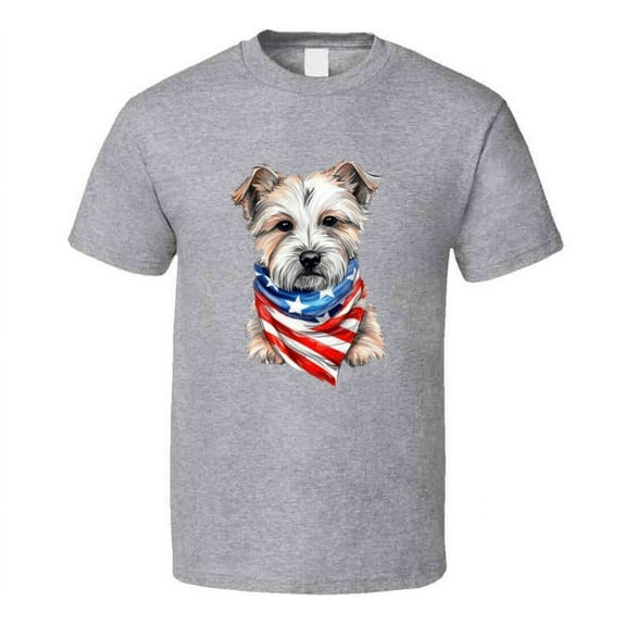 Patriotic Dog Terrier Tee Usa Pride Tshirt July 4th T Shirt