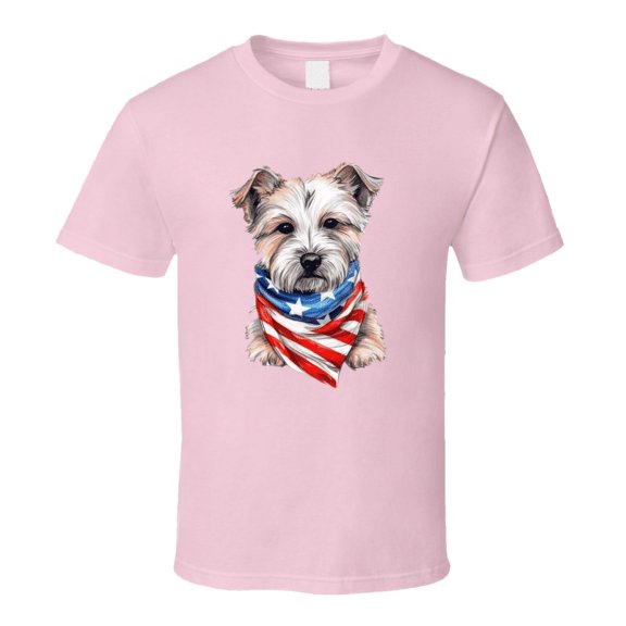 Patriotic Dog Terrier Tee Usa Pride Tshirt July 4th T Shirt