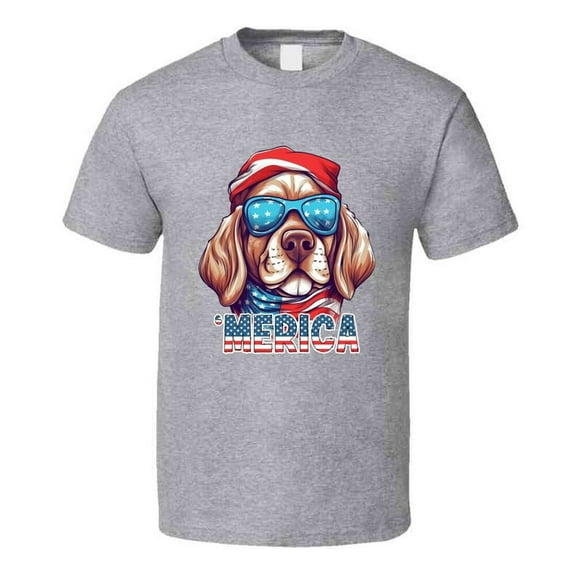 Patriotic Dog 'merica Tee Usa Pride Tshirt July 4th T Shirt