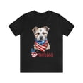 thumbnail image 1 of Patriotic Dogs 4 Of July Independence Day America Jersey Short Sleeve Tee, 1 of 12
