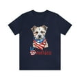 thumbnail image 1 of Patriotic Dogs 4 Of July Independence Day America Jersey Short Sleeve Tee, 1 of 12