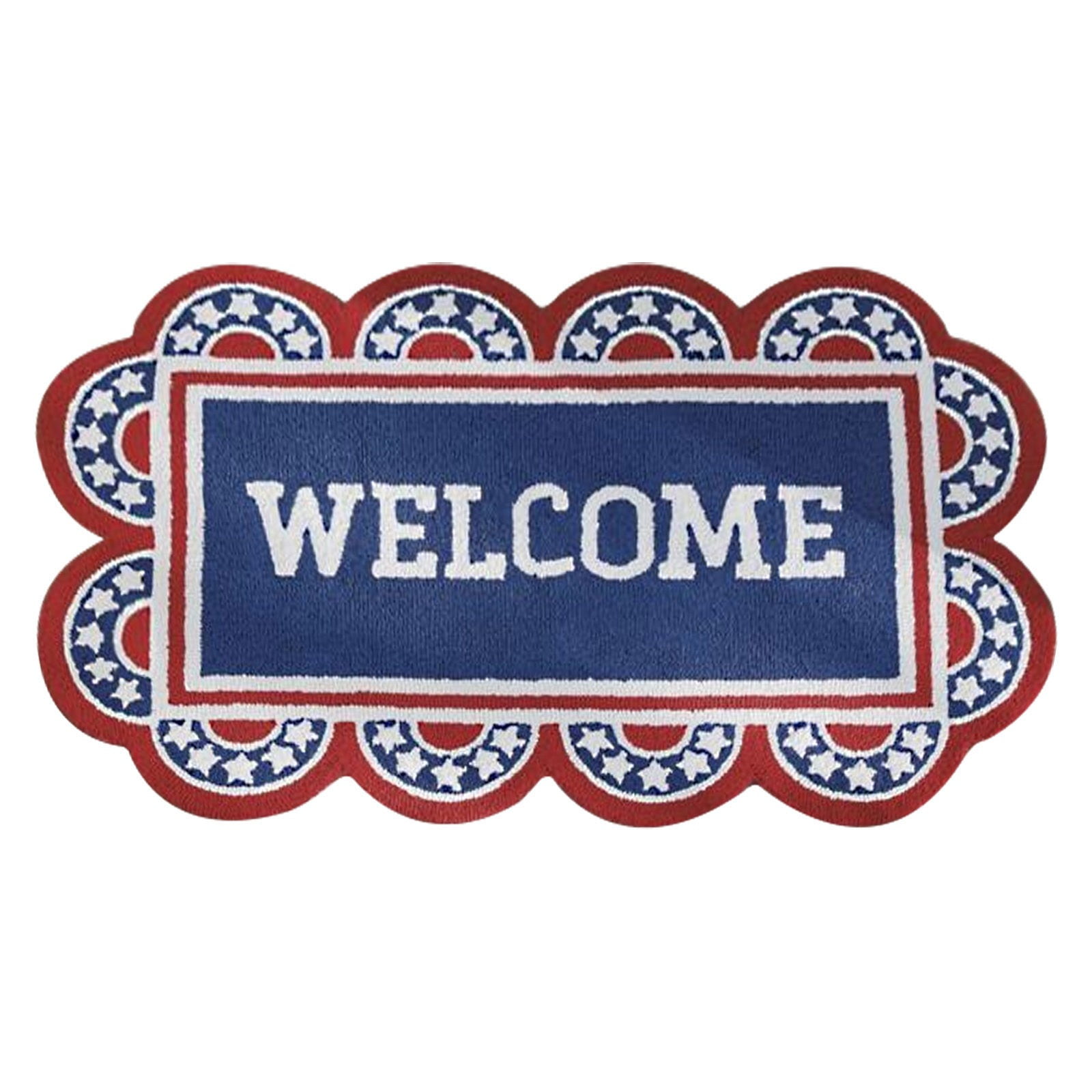 Patriotic Door Mat Memorial Day Decorations Outdoor Mats 4th of July Rugs Outside Door Mats for Front Door Prime for Independence Day House Porch Front Door Decoration 20 x 32 Inch