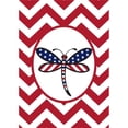 thumbnail image 1 of Patriotic Dragonfly- Red Garden Flag, 1 of 1