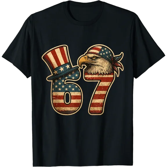 Patriotic Eagle Flag - Vintage American Flag Design with Top Hat - Durable Outdoor Yard Decor for 4th of July Celebrations