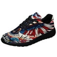 thumbnail image 1 of Patriotic Eagle God Bless America Shoes Sneakers Black Size 11, 1 of 7