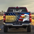 thumbnail image 1 of Patriotic Eagle God Bless America Truck Tailgate Decal Sticker Wrap MLH1202TD - 58x24 in, 1 of 5