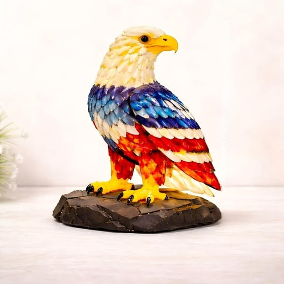 Patriotic Eagle Lamp, Red White And Blue Eagle Light,Usb Powered For Table Decor,Living Room Table Decor,4th Of July Decorations
