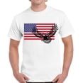 thumbnail image 1 of Patriotic Eagle Shirt - Mens USA Tee - American Flag 4th of July, 1 of 2