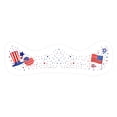 thumbnail image 1 of Patriotic Face sticker 4th of July Temporary Face Stickers Independence Day Waterproof Fake Makeup Memorial Day Labor Day Party Decor, 1 of 4