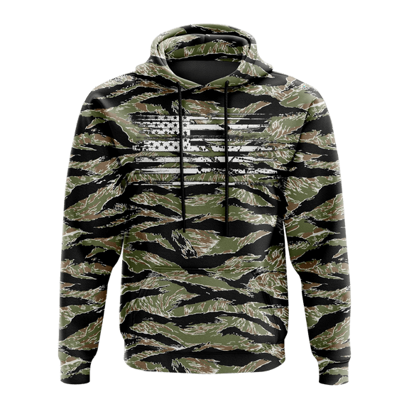 Patriotic Flag Hoodies for Men, Decorated in The USA