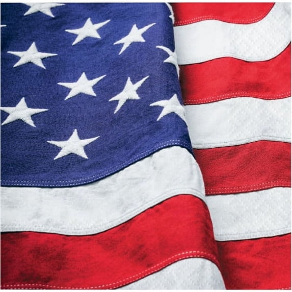 Patriotic Flag Paper Beverage Napkins 16 Per Pack