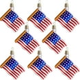 thumbnail image 1 of Patriotic Flag Pendant Set 12pcs Three Dimensional Mini Flag Ornaments for Independence Day Party Decor, Hanging Flag Decorations for Home Tree Window Festival Celebration, 1 of 7