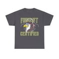 thumbnail image 1 of Patriotic Forklift Certified Eagle Mullet USA Forklift T-Shirt, 1 of 4