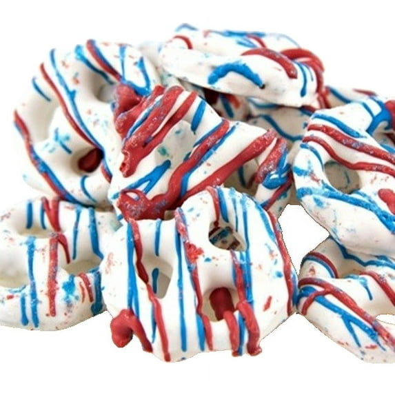 Patriotic Frosted Pretzels 3 lb. Bulk Bag