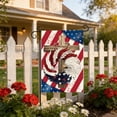 thumbnail image 1 of Patriotic Garden Flag, Decorative Banner, Linen With Double Sided Print, for 4th of July Yard Display, Porch Ornament, Indoor Home Decor 250th Anniversary, 1 of 6
