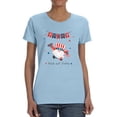 thumbnail image 1 of Patriotic Gnome W Flags T-Shirt Women -Image by Shutterstock, Female Small, 1 of 4