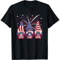 thumbnail image 1 of Patriotic Gnomes 4th Of July USA Men Women Kids T-Shirt, 1 of 3