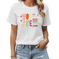 thumbnail image 1 of Patriotic Happy to See Your Face Graphic Tees Women's Colorful Y2K Tshirt Tops S-5XL, 1 of 4