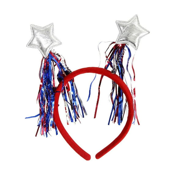 Patriotic Headband, 4th of July Head Boppers - Red White Blue Headpiece,USA Flag Headbands for Independence Day Party Favors Fourth of July Party Accessories, Memorial Day Headbands