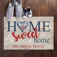 thumbnail image 1 of Patriotic Home Sweet Home Doormat, 1 of 2
