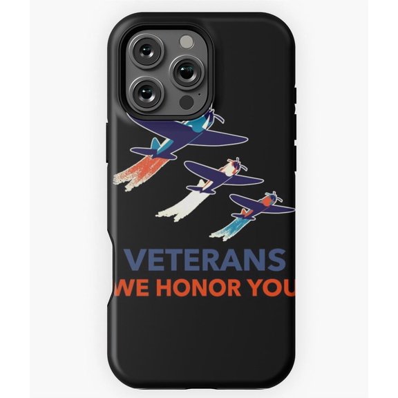 Patriotic Honor Veterans Military Phone Case for iPhone 16 15 14 13 12 11 Pro Max