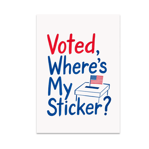 Patriotic Humor Decor - Civic Engagement Enthusiast - 13x19 Poster Print