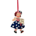 Patriotic Independence Day Vintage Style Acrylic Hanging Decoration