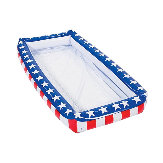 Fun Express Inflatable Patriotic Buffet Decoration, 1 Piece