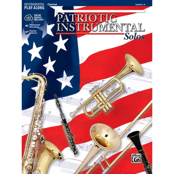 Pre-Owned Patriotic Instrumental Solos: Clarinet, Book & CD Paperback - USED