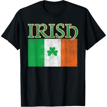 Patriotic Irish Flag Ireland Shamrock St. Patrick's Day T-Shirt
