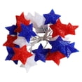 thumbnail image 1 of Patriotic LED Star String Lights Red White Blue US Independence Day Decoration Battery Operated Indoor Outdoor July 4th Memorial Day Holiday Lighting, 1 of 3