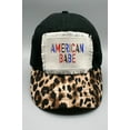 thumbnail image 1 of Patriotic Leopard American Babe Hat, 1 of 3