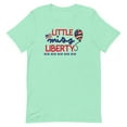 thumbnail image 1 of Patriotic Little Misses Liberty Fun Shirt (Heather Mint, L), 1 of 1