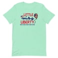 thumbnail image 1 of Patriotic Little Misses Liberty Fun Shirt (Heather Mint, XL), 1 of 1