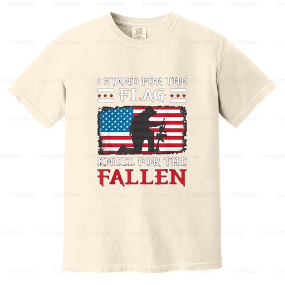 Patriotic Memorial Day Design, Vintage, USA Flag, Military, Honor, Hero Comfort Color T-Shirt Unisex, up to 4XL