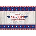 Patriotic Memorial Day Wood Plaques Independence Day Home Decor Happy