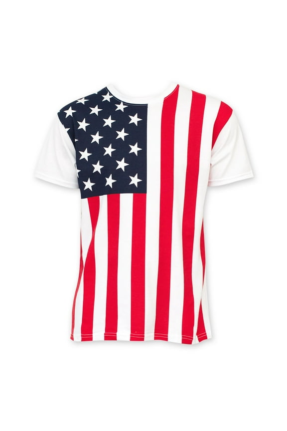 Calhoun Men's USA American Flag T-Shirt (Multi, Small)