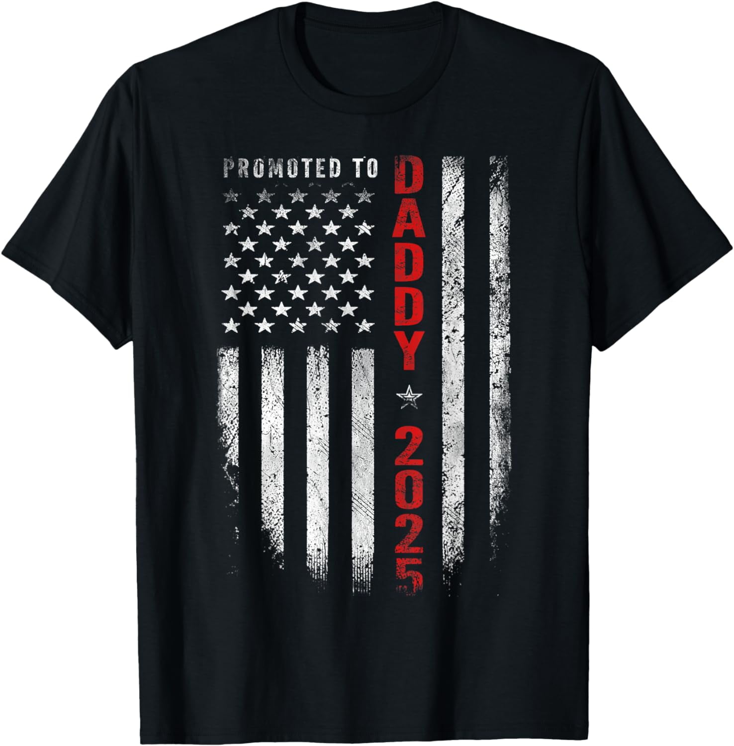 Promoted to Dad First Time Daddy Fathers Day T-Shirt