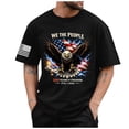 thumbnail image 1 of Patriotic Mens Shirts 250 Years American Flag USA United States of America US 4th of July T-Shirt (Black,S), 1 of 6